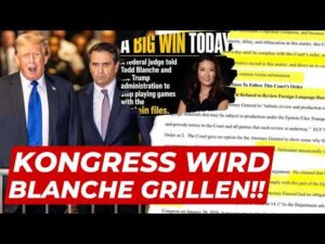 Epstein-Zensur nachgewiesen!! Trump und Blanche überführt, Kongress-Anhörung wird politische Bombe