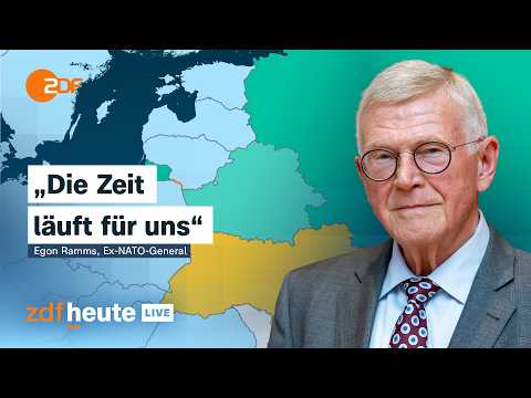 Hat Russland das Baltikum im Visier? Ex-NATO-General Ramms zur Verteidigung der NATO | ZDFheute live