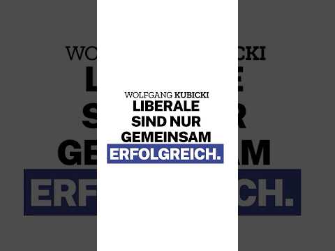 Liberale sind nur gemeinsam erfolgreich. | Wolfgang Kubicki