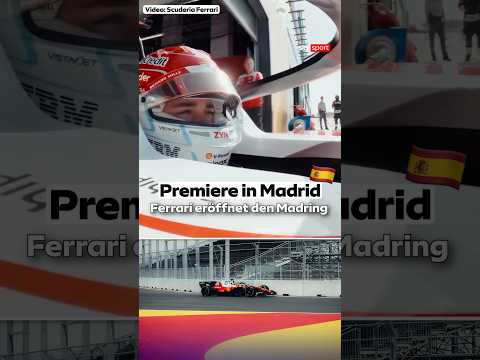 Ferrari nimmt uns mit auf eine Runde in Madrid! 😎🔥