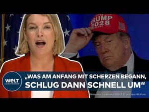 WELT Nachrichtensender – TRUMP-EKLAT BEIM PRESSEDINNER: Medienattacke und brisante Ansage – USA-Korrespondentin ordnet ein