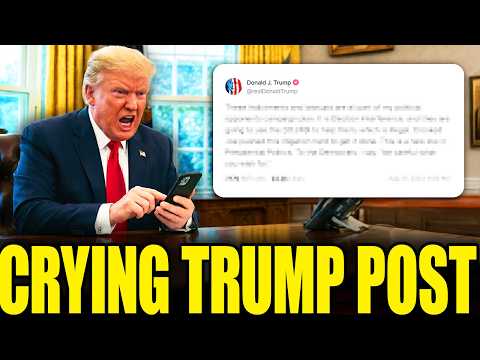 Crying Trump Posts This After No One Watches Speech