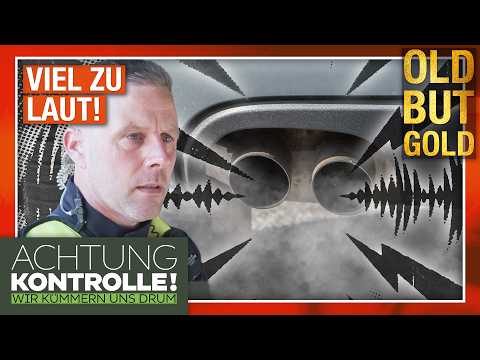 104 Dezibel und Fehlzündungen! Polizei legt dreiste Autoposer still | Old But Gold