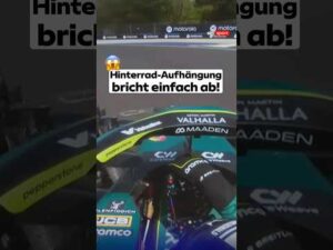 Sky Sport Formel 1 – Hinterrad-Aufhängung bricht