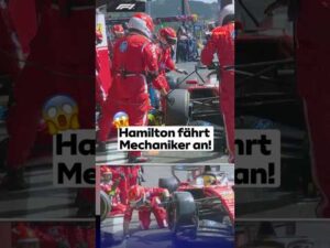 Hamilton fährt Mechaniker an
