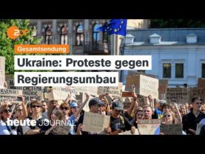 heute journal vom 16.07.2026 Proteste in der Ukraine, Wadephul in Finnland, Kampf gegen Steuerbetrug