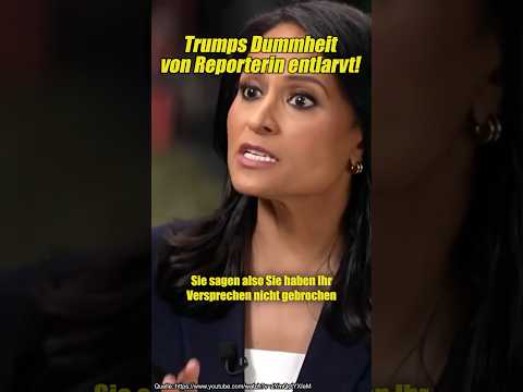 Trump ENTLARVT Von Journalistin!