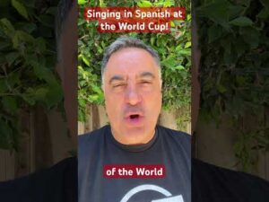 Controversy: Singing in Spanish at the World Cup!