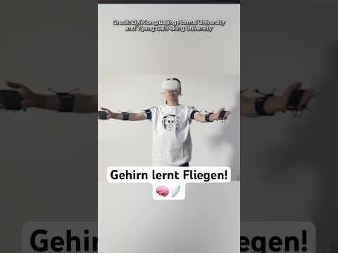 VR-Flügel wurden zu Körperteilen im Kopf 🧠🪽 #virtualreality #gehirn #wissenschaft