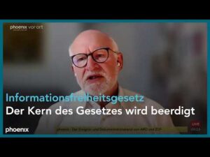 phoenix tagesgespräch mit Peter Schaar zum Informationsfreiheitsgesetz | 24.07.26