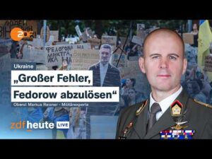 ZDFheute Nachrichten – Ukraine ordnet Armeeführung neu – Oberst Reisner sieht taktisches Risiko | ZDFheute live