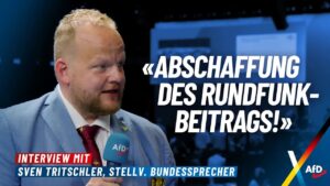 AfD TV – „Abschaffung des Rundfunkbeitrags!”– Sven Tritschler im Interview – AfD