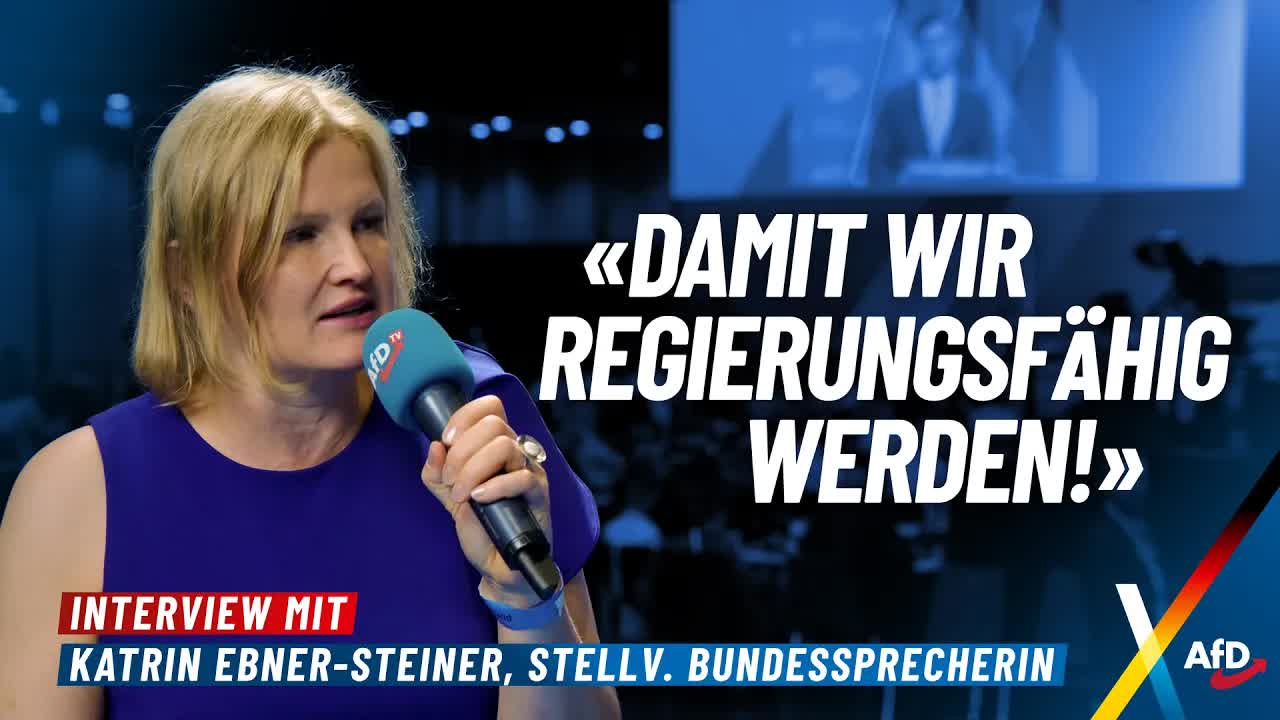 „Damit wir regierungsfähig werden!” – Katrin Ebner-Steiner im Interview – AfD