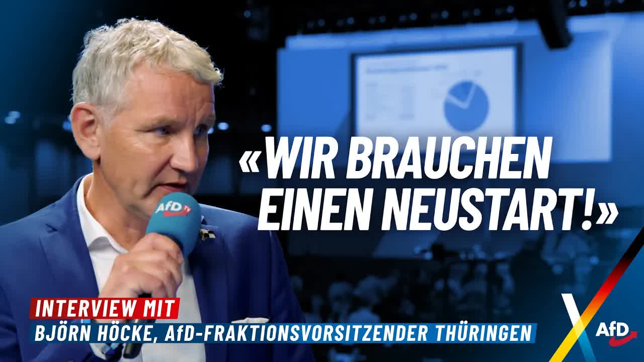 „Wir brauchen einen Neustart!” – Björn Höcke im Interview – AfD