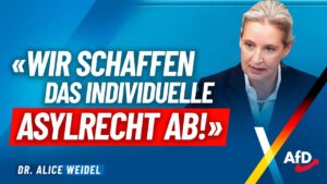 “Wir schaffen das individuelle Asylrecht ab!” – Alice Weidel – AfD