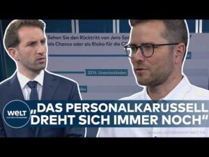 WELT Nachrichtensender – DEUTSCHLAND: Spahns Rücktritt erschüttert Berlin! „Das Personalkarussell dreht sich immer noch“
