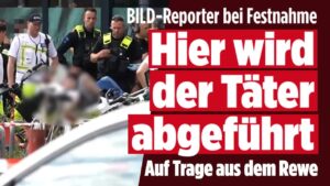 GEISELDRAMA IN BERLIN: Polizei setzt Täter mit Taser außer Gefecht! Geisel wird jetzt betreut