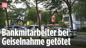 BILD – Regensburg: Geiselnahme in Bank – Täter (20) festgenommen