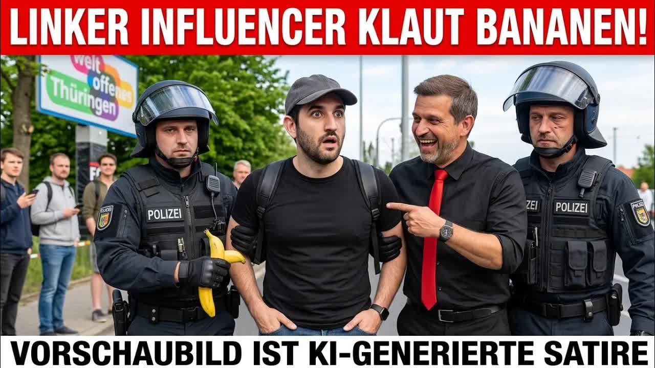 🔴 LINKER INFLUENCER KLAUT BANANEN‼️