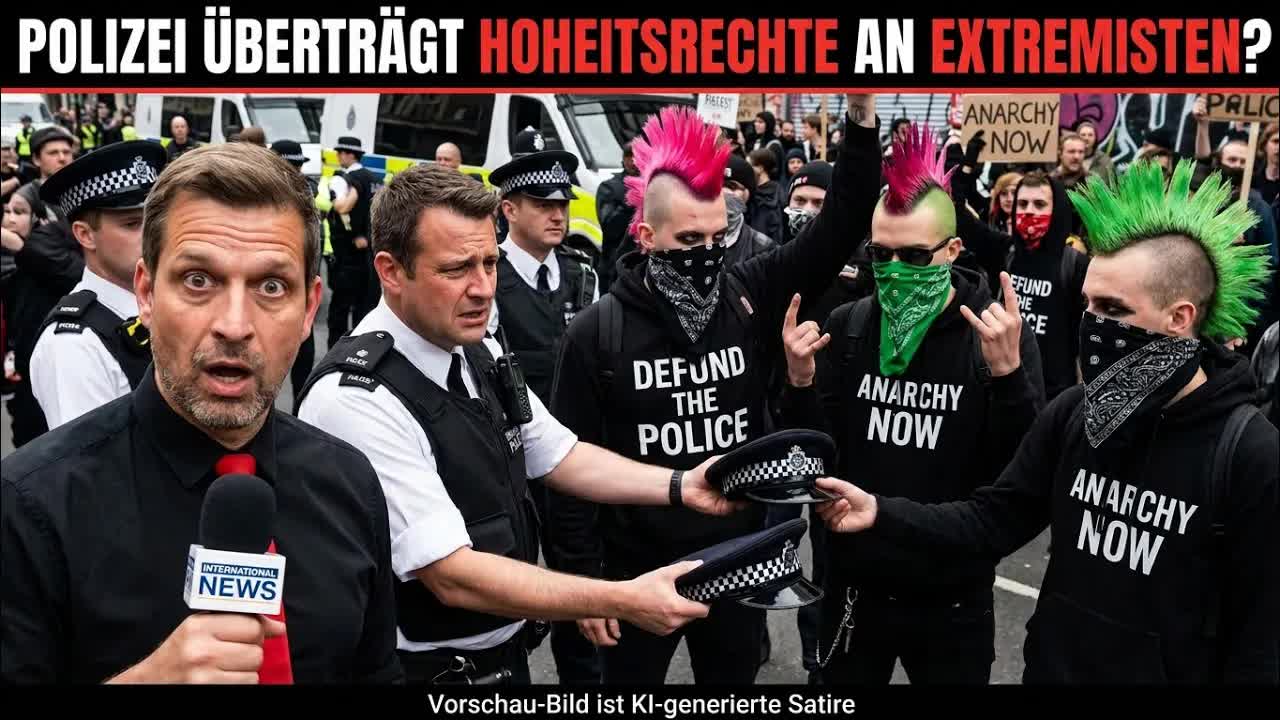 🔴 👮‍♂️ POLIZEI ÜBERTRÄGT HOHEITSRECHTE AN EXTREMISTEN❓️
