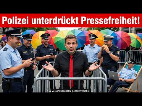 ‼️ SKANDAL 🔴 POLIZEI UNTERDRÜCKT PRESSEFREIHEIT‼️