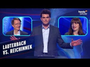 ZDF heute-show – Rot gegen Rot: Wer gewinnt das Quiz? Karl Lauterbach vs. Heidi Reichinnek | heute-show extra