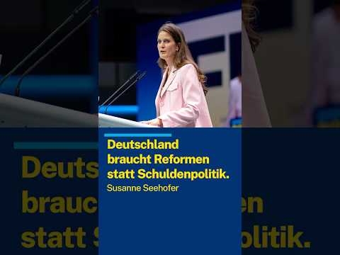 Totgesagte leben länger. Deutschland braucht Reformen statt Schuldenpolitik. | Susanne Seehofer