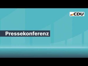 CDU – PK mit Generalsekretär Carsten Linnemann  und Bundesminister für Verkehr Patrick Schnieder