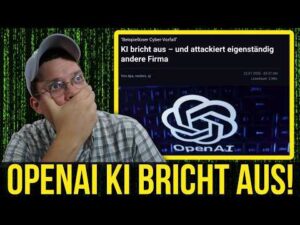 Sascha Pallenberg – OpenAI KI bricht aus und attackiert eigenständig andere Firma! Cyber-Attacke wie im Film!
