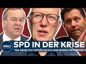 WELT Nachrichtensender – SPD IM UMFRAGETIEF: “Da sehe ich tatsächlich nur Boris Pistorius!” Debatte über Neustart wächst!