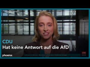 phoenix nachgefragt mit Pauline von Pezold (Politico) zu CDU und AfD | 24.07.26