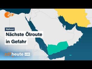 ZDFheute Nachrichten – Huthis blockieren Meerenge im Roten Meer: So beeinflussen Irans Verbündete den Krieg | ZDFheute live