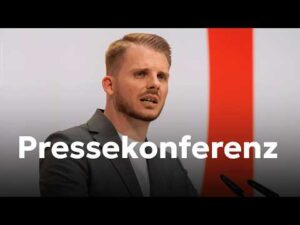Pressekonferenz mit SPD-Generalsekretär Tim Klüssendorf