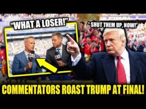 Raw America – Trump left FUMING after Commentators BRUTALLY ROAST him during WORLD CUP FINAL!