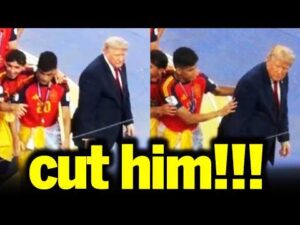 They cut him out…