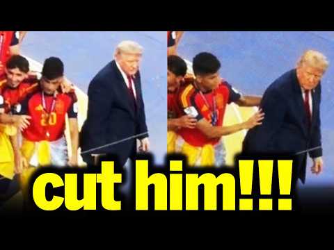 They cut him out...