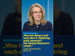 FDP – „Was hat dieses Land nach dem Zweiten Weltkrieg stark gemacht?“ | Linda Teuteberg bei Welt TV