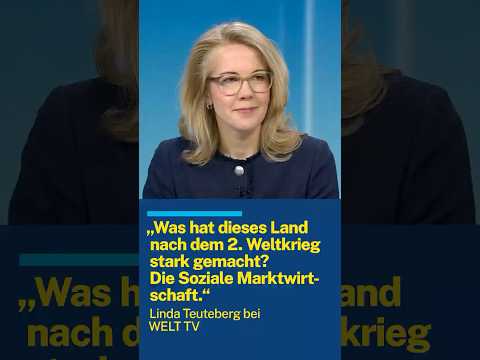 „Was hat dieses Land nach dem Zweiten Weltkrieg stark gemacht?“ | Linda Teuteberg bei Welt TV