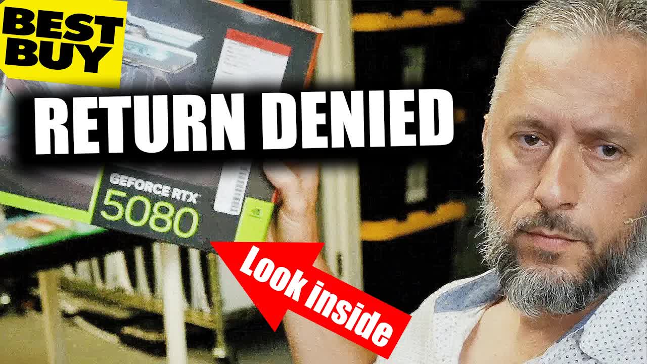 Customer Bought an "Excellent" RTX 5080 from Best Buy.. Here's What Was Inside