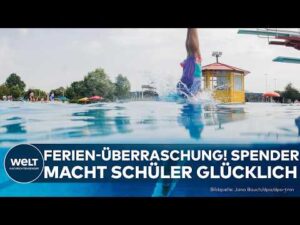 DRESDEN: Kostenloser Badespaß! Bis 17 Jahre gratis – Dieser Gönner macht Schülern eine Freude!