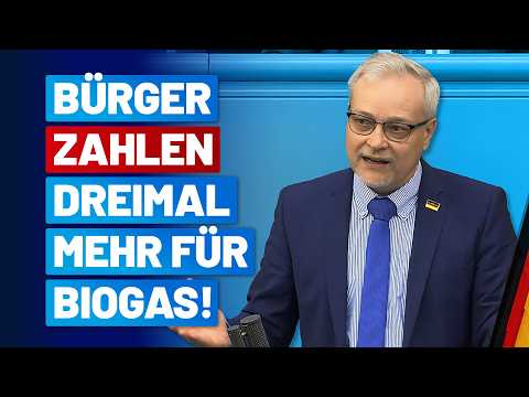 Bürger zahlen dreimal mehr für Biogas! Marc Bernhard - AfD-Fraktion im Deutschen Bundestag