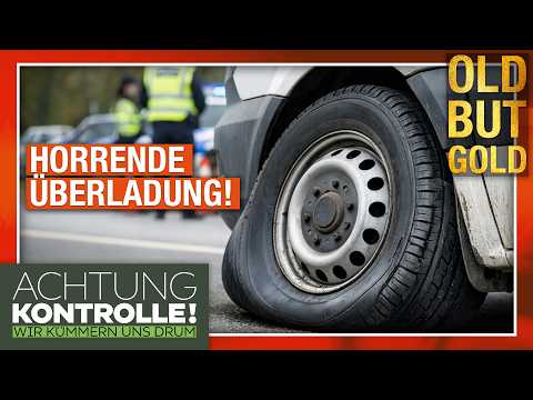 Reifen platzen fast: Extrem überladener Sprinter gestoppt! | Old But Gold