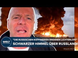 UKRAINE-KRIEG: “Die russischen Raffinerien brennen lichterloh!” Ukraine erhöht den Druck auf Putin!