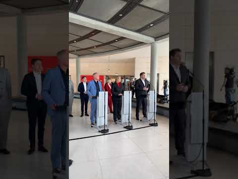 Ein Jahr Koalition: Statement von Matthias Miersch mit Bärbel Bas & Lars Klingbeil