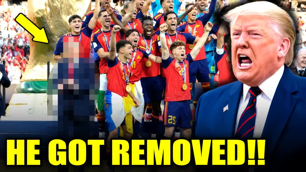 Trump Is FURIOUS After Spain EDITS HIM OUT Of World Cup CELEBRATION PHOTO!