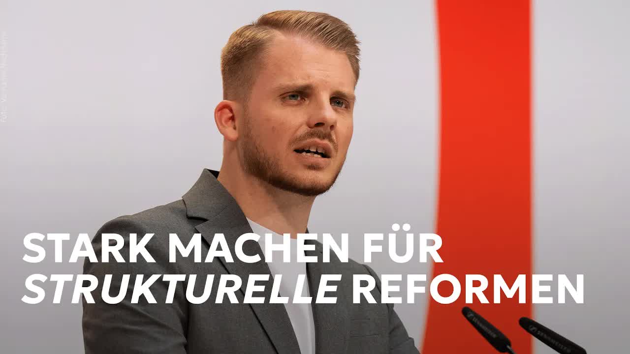 Pressekonferenz mit SPD-Generalsekretär Tim Klüssendorf