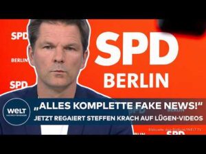 WELT Nachrichtensender – BERLIN: SPD ohne Rückenwind – So reagiert Steffen Krach jetzt auf schwache Umfragen