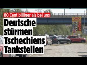 Sprit bis zu 80 Cent günstiger: Deutsche fahren für Tank-Schnäppchen nach Tschechien
