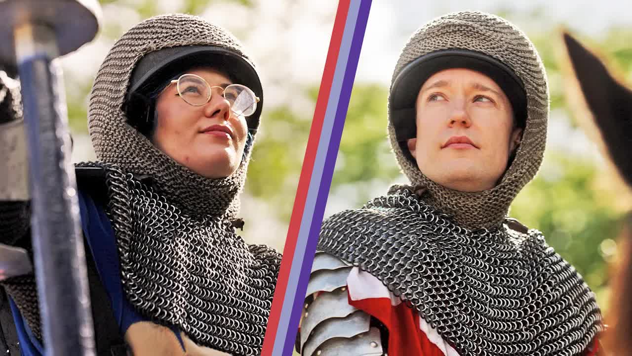 I've never ridden a horse, but we're trying jousting anyway.