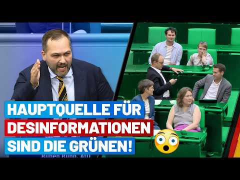 Grüne verbreiten Desinformation und schaden Deutschland! Ruben Rupp - AfD-Fraktion im Bundestag